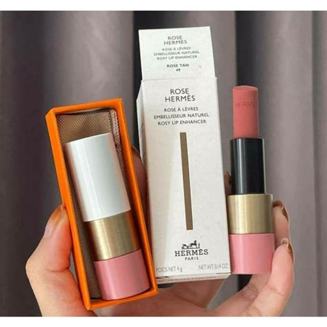 hermes rose tan|Rose Hermès, Rosy lip matte enhancer, Rose Tan.